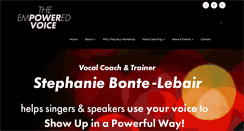 Desktop Screenshot of empoweryourvoice.com